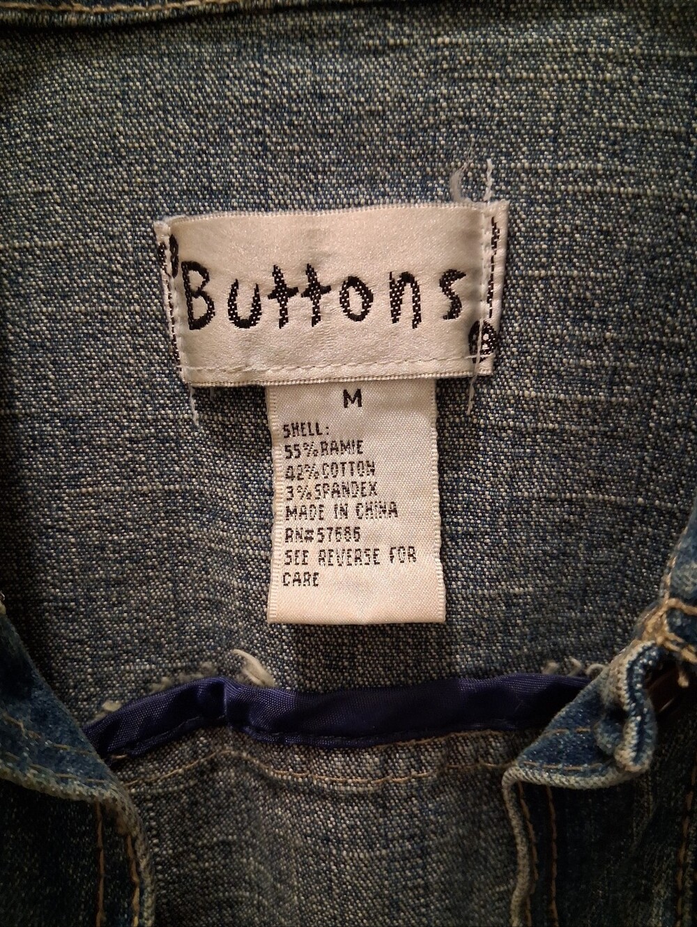 Cropped Denim Jacket - Picture 6 of 6